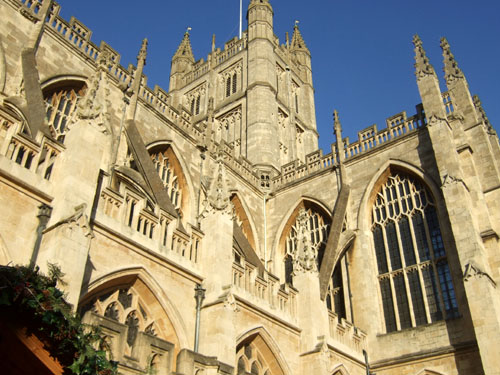 Bath Abbey in November