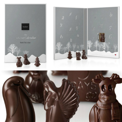 Hotel Chocolat Dark Chocolate Advent Calendar Collage