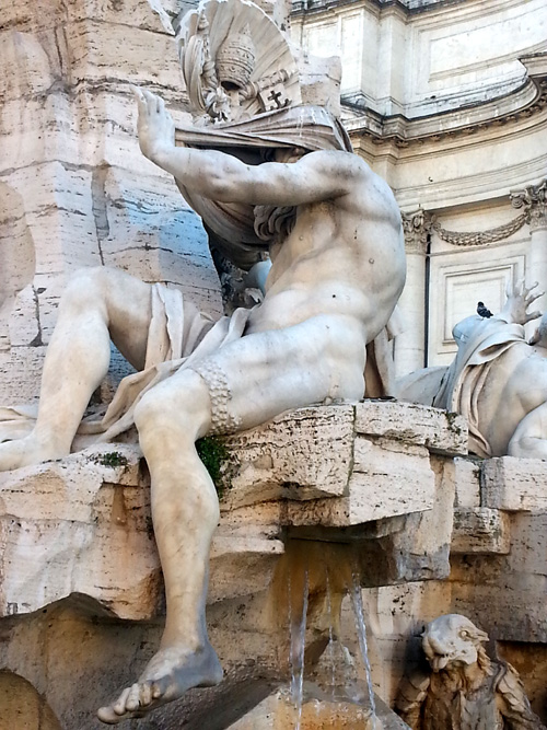 Statue in Piazza Navona