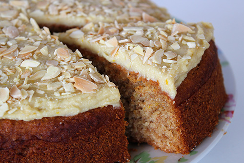 Agave-Sweetened Orange Cake Made with a Whole Orange: Delicious!