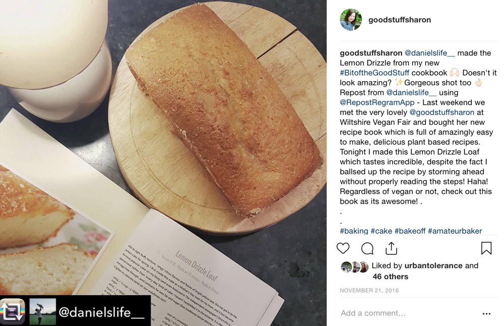 Vegan Lemon Drizzle Cake