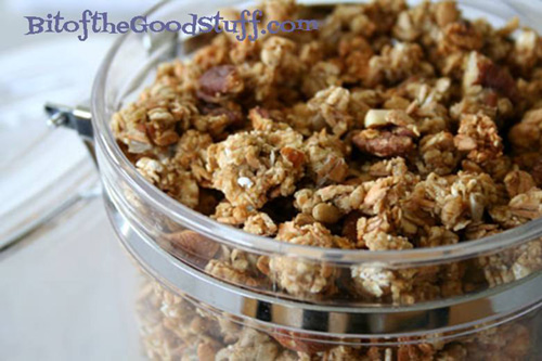 Crunchy Maple Pecan Granola Clusters