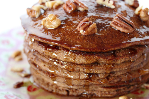 Gingerbread Pancakes (Vegan / Gluten-free)