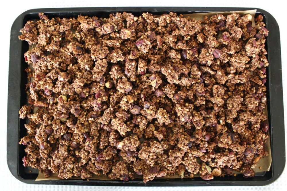 Chocolate Granola Clusters Tray