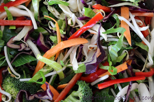 Stir fry vegetables