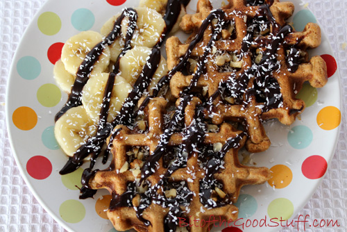 Vegan Gingerbread Waffles