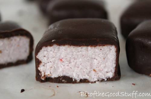 Strawberry Coconut Ice Chocs