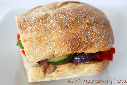 Mediterranean Veggie Ciabatta