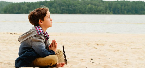 Boy Meditating