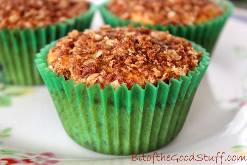 Raspberry Muffins with Streusel Topping