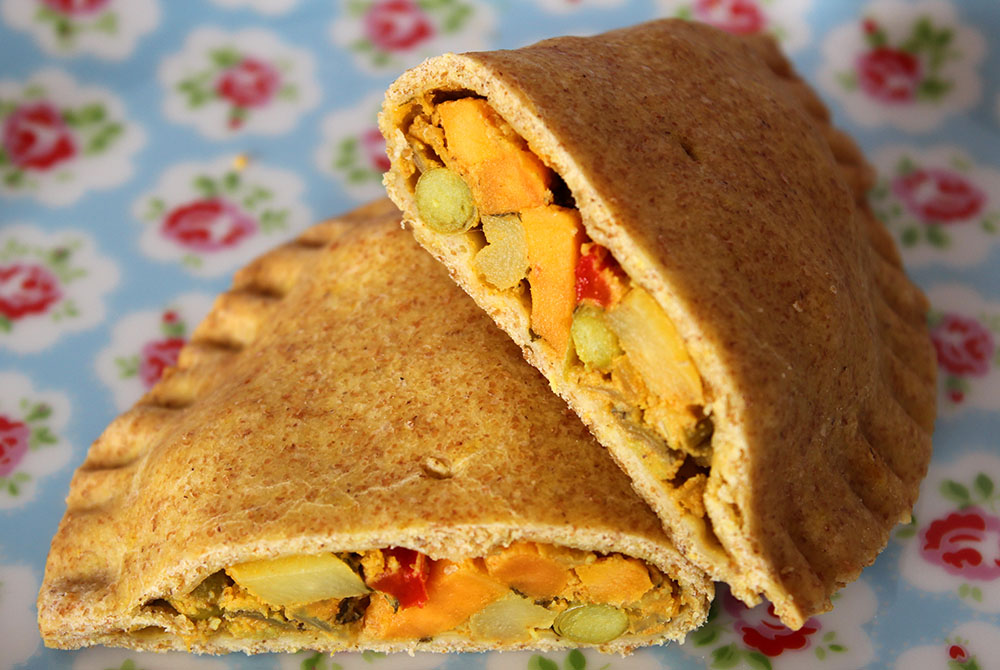 Curried Vegetable Vegan Pasties