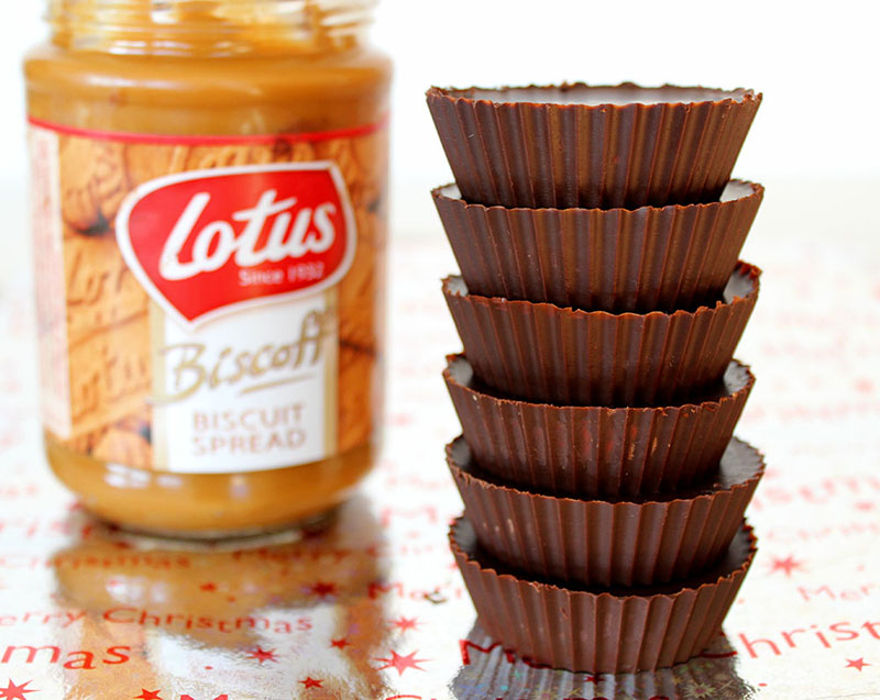 Chocolate Biskoff Butter Cups