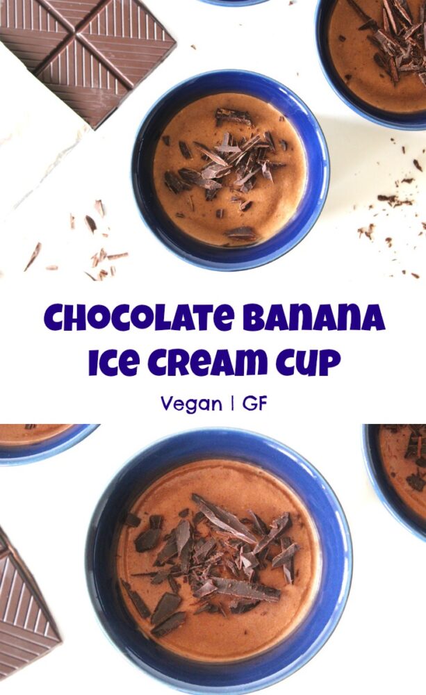 Chocolate Banana Ice Cream (Vegan)