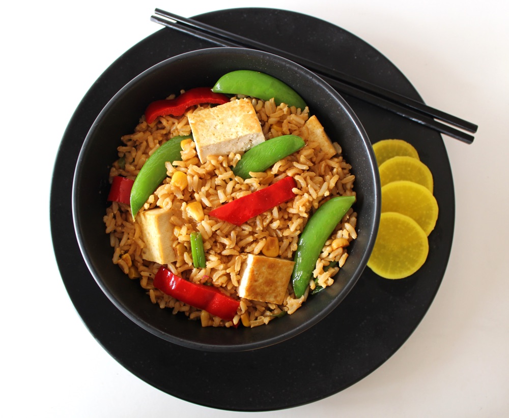 Wagamama Inspired Yasai Cha Han Donburi Brown Rice Bowl with Stir