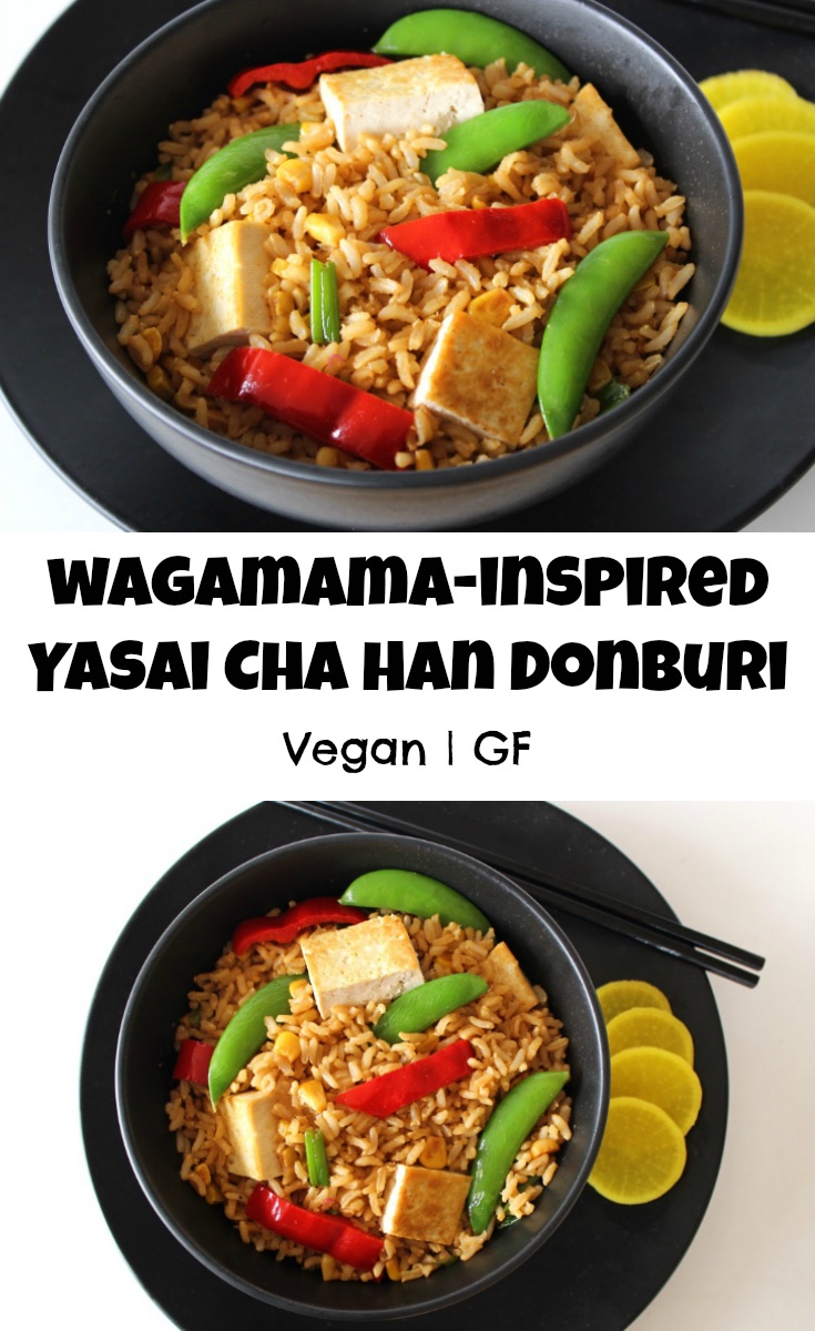 Wagamama Inspired Yasai Cha Han Donburi Brown Rice Bowl with Stir