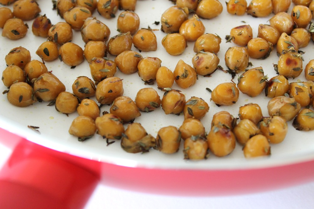 Maple Glazed Chickpeas