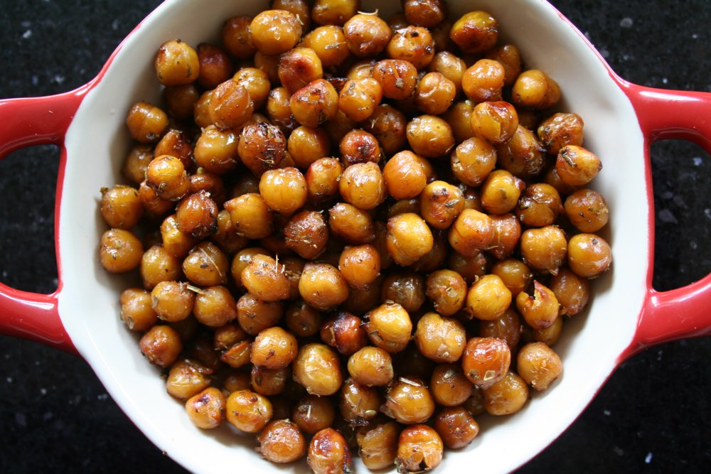 Maple Glazed Chickpeas 