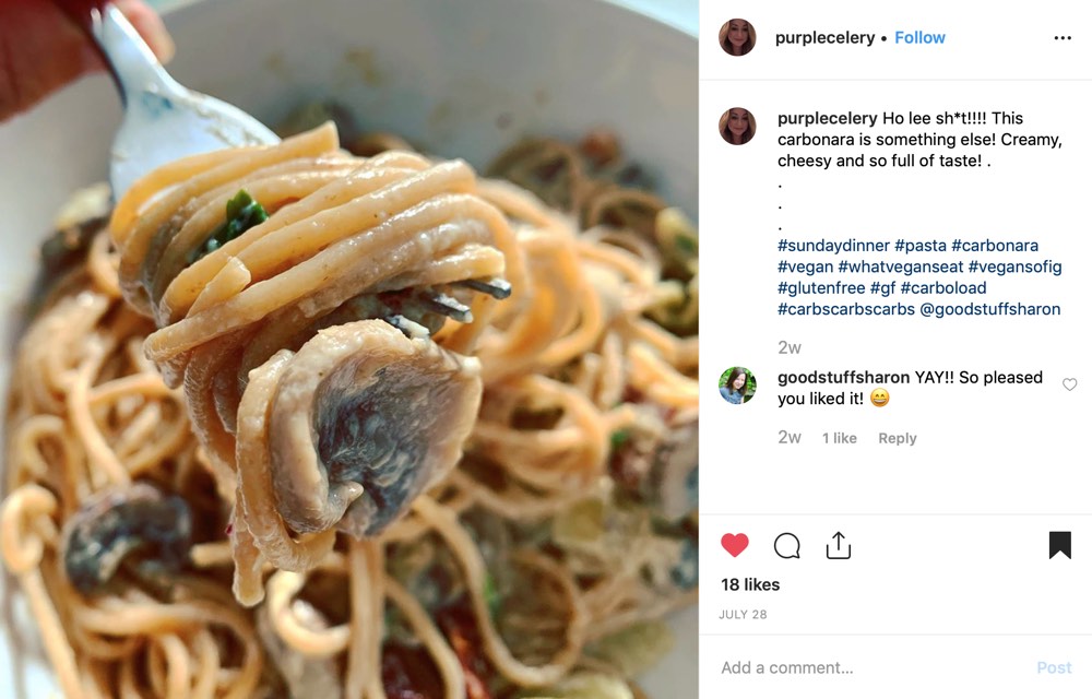 Creamy Vegan Carbonara