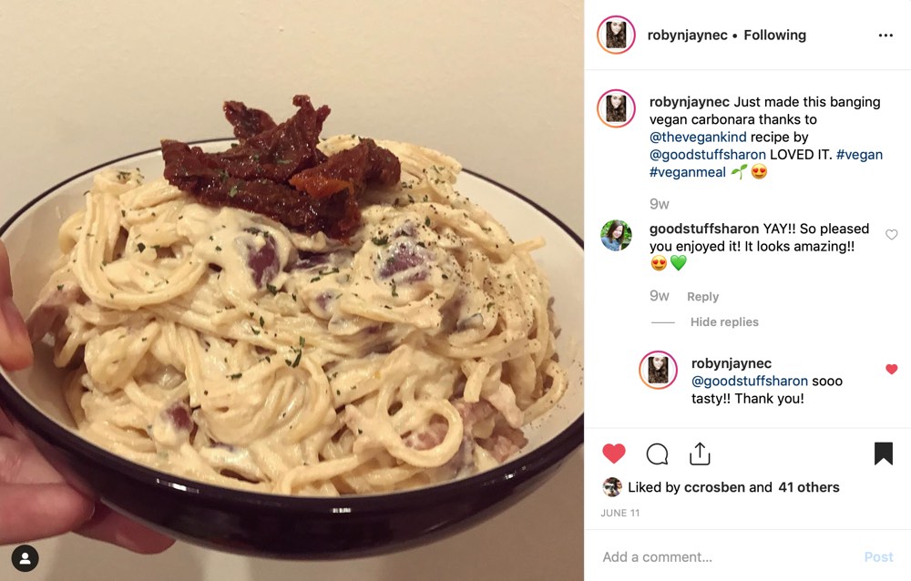 Creamy Vegan Carbonara