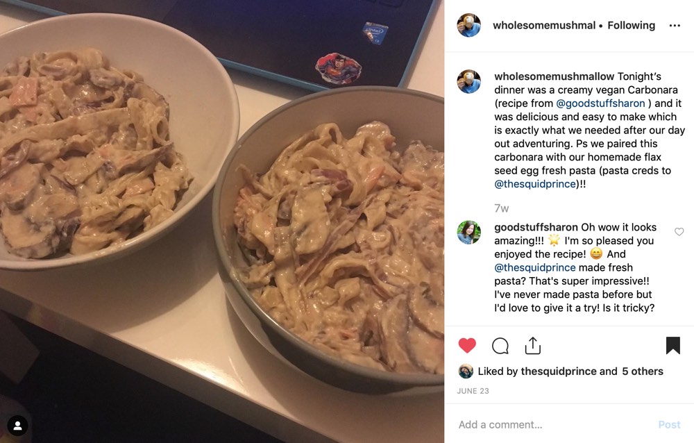 Creamy Vegan Carbonara