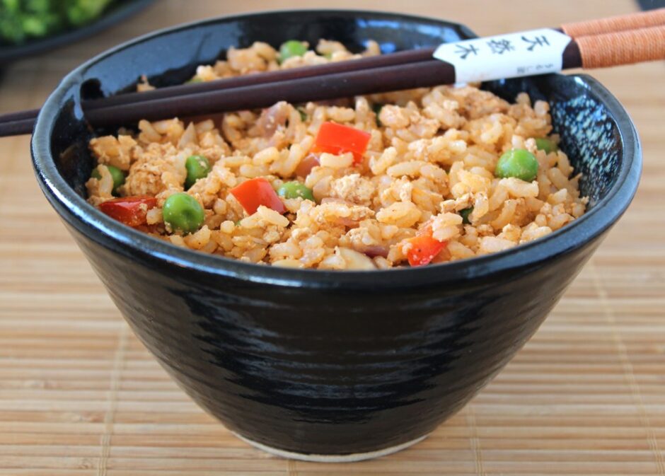 Chinese Egg-Fried Rice … Vegan Style! – Bit of the Good Stuff
