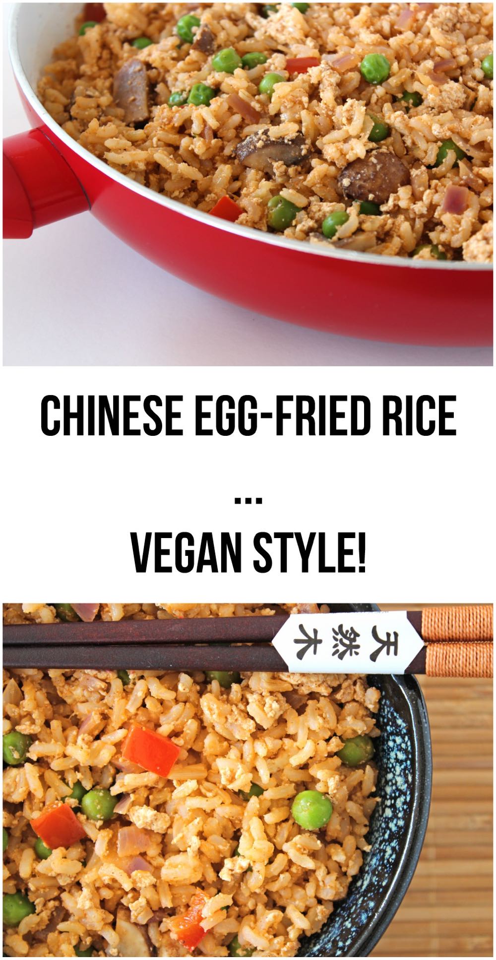 Chinese Egg-Fried Rice... Vegan Style