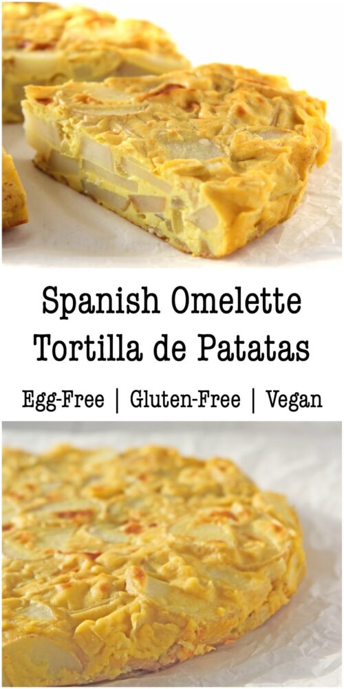 Vegan Spanish Potato Omelette - Tortilla de Patatas