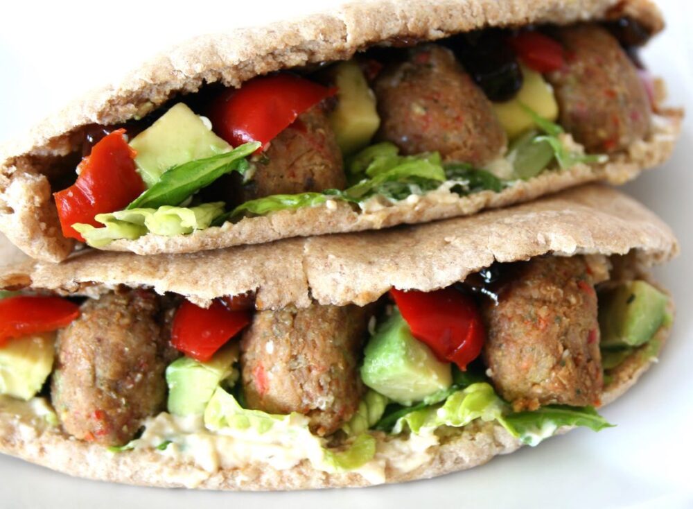 Falafel Stuffed Pitta 