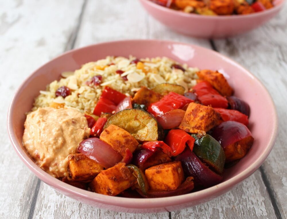 Moroccan Roasted Vegetables with Jewelled Couscous