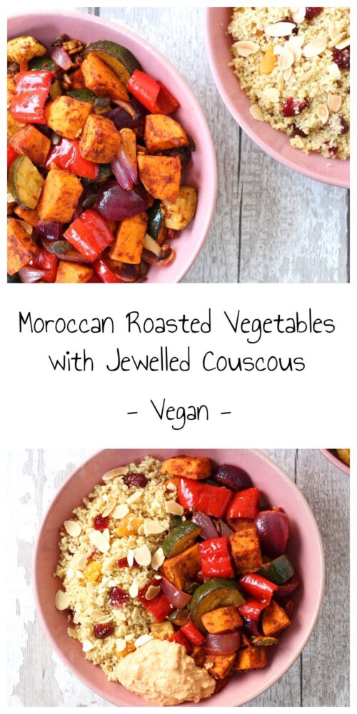 Moroccan Roasted Vegetables with Jewelled Couscous
