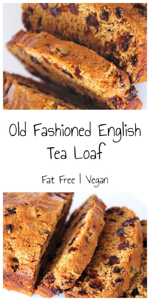 English Tea Loaf (Dairy-Free | Fat-Free | Vegan)