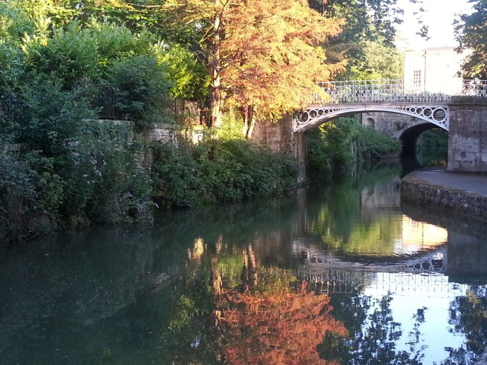 Kennet and Avon Canal by Sydney Gardens in Bath