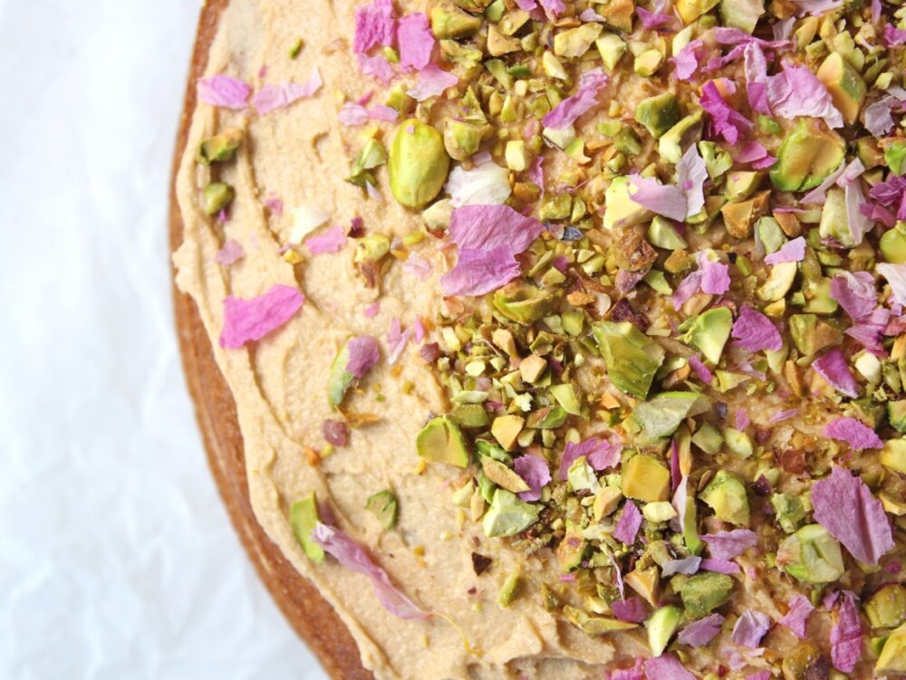 Vegan Coffee & Walnut Cake