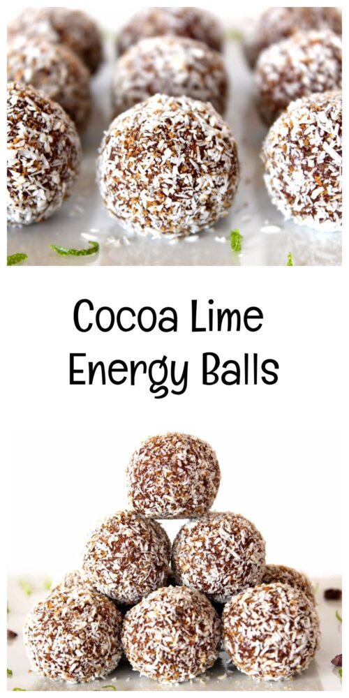 Cocoa Lime Energy Balls