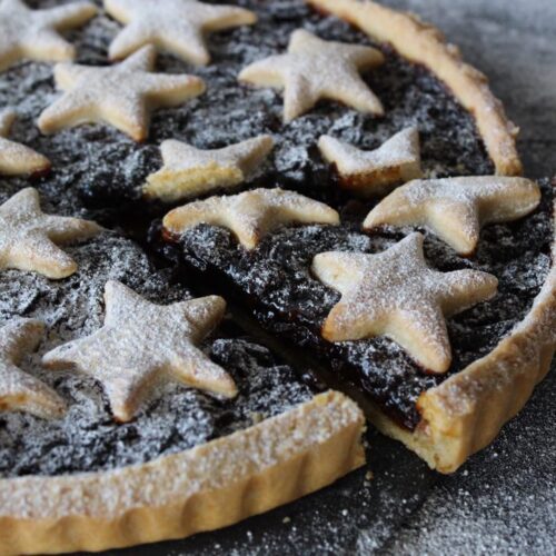 Vegan Mince Pie Tart