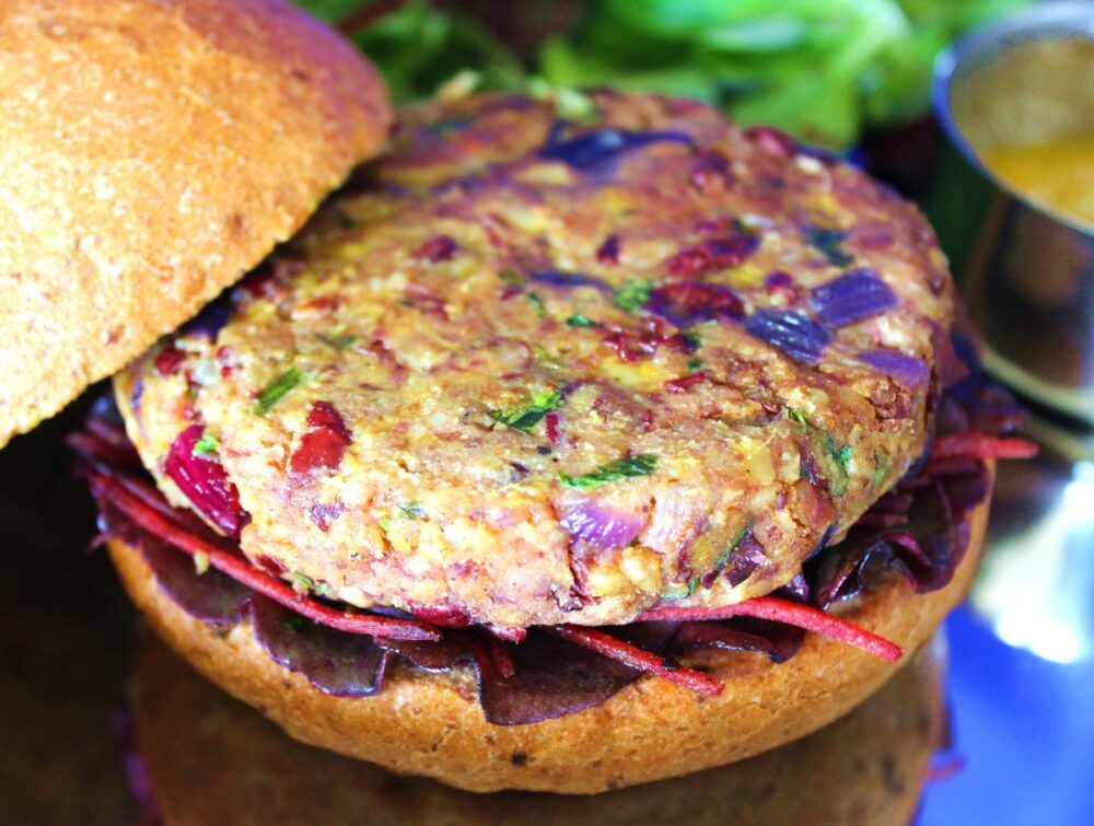 Gourmet Goa Burger (Vegan)