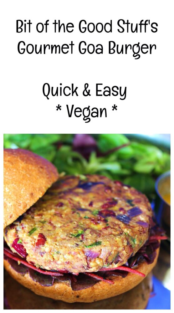 Gourmet Goa Burger (Vegan)
