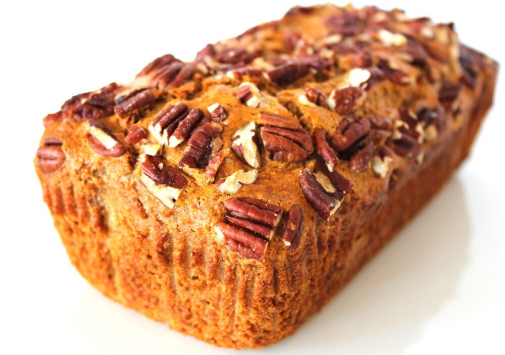 Pecan Topped Banana Bread (Dairy-Free | Egg-Free | Vegan)