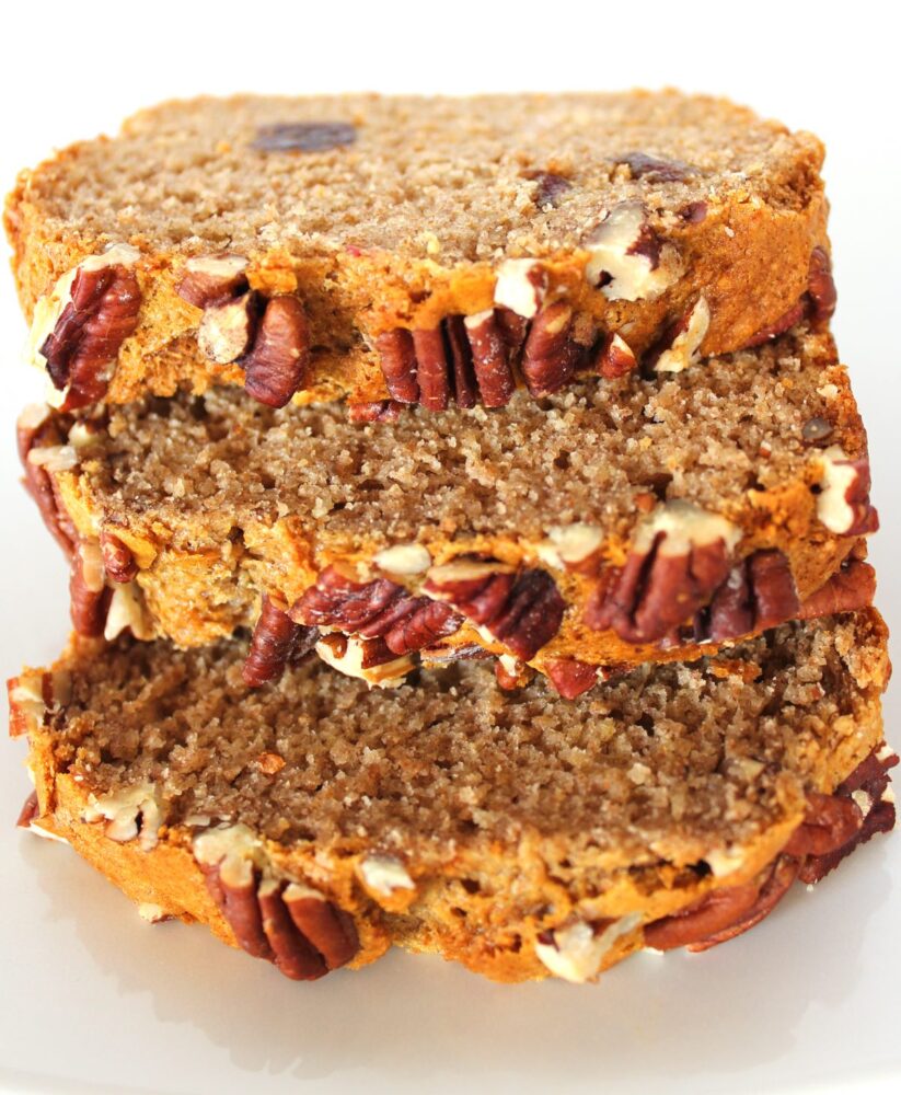 Pecan Topped Banana Bread (Dairy-Free | Egg-Free | Vegan)