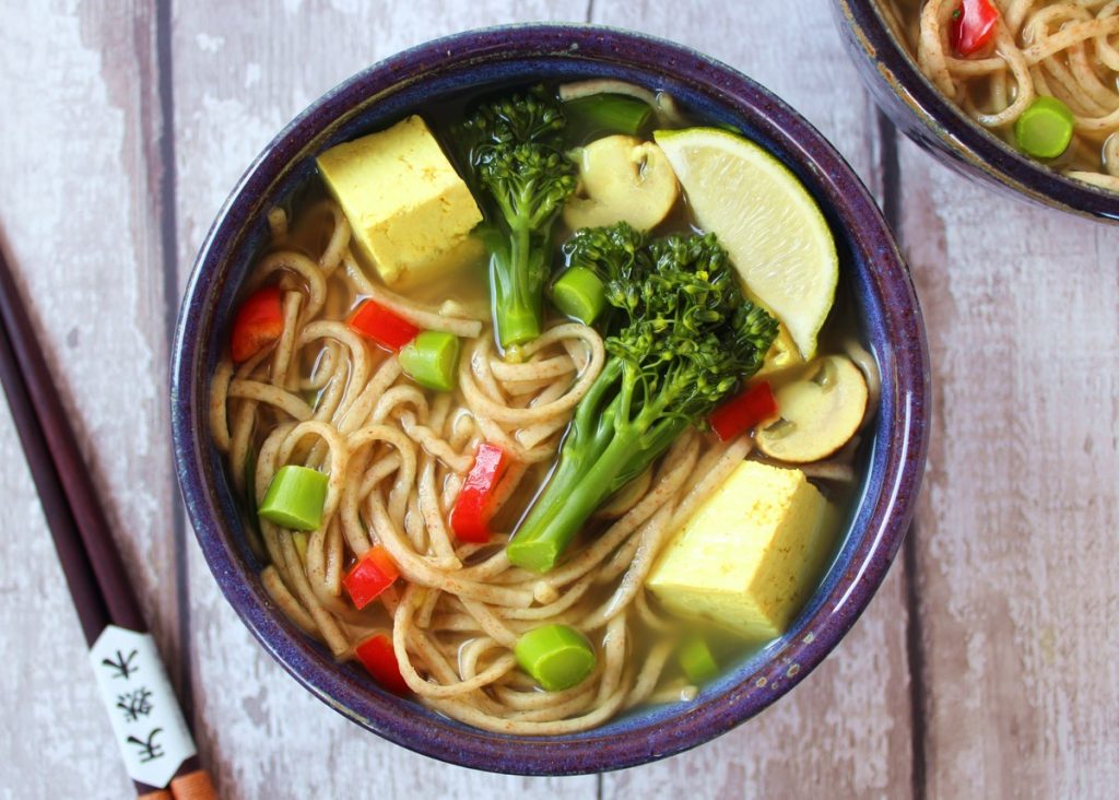 Miso Noodles with Tenderstem Broccoli - The Veg Connection