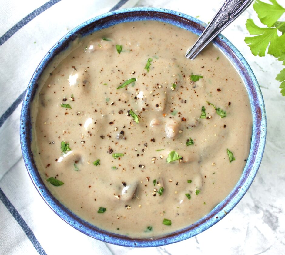 Cream of Mushroom Soup (Vegan | Dairy-Free)