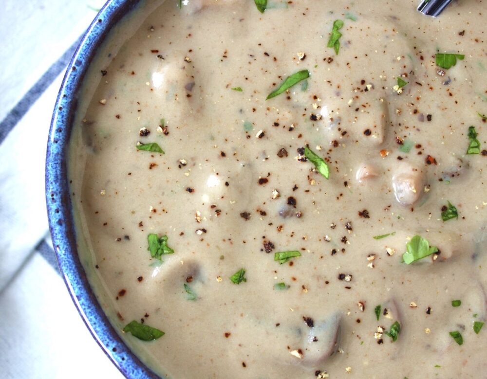 Cream of Mushroom Soup (Vegan | Dairy-Free)