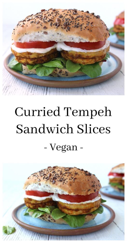 Curried Tempeh Sandwich