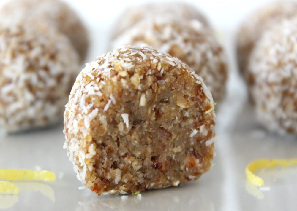 Lemon Coconut Energy Balls