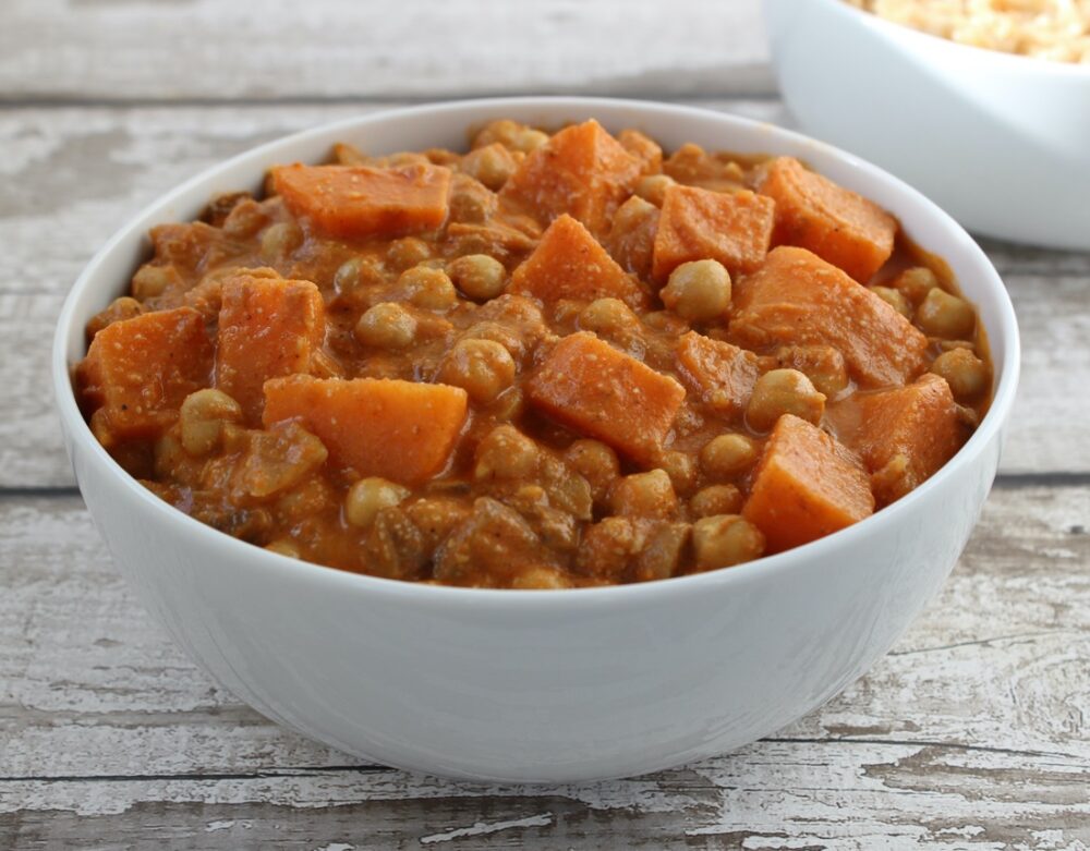 Chickpea and Sweet Potato Coconut Curry
