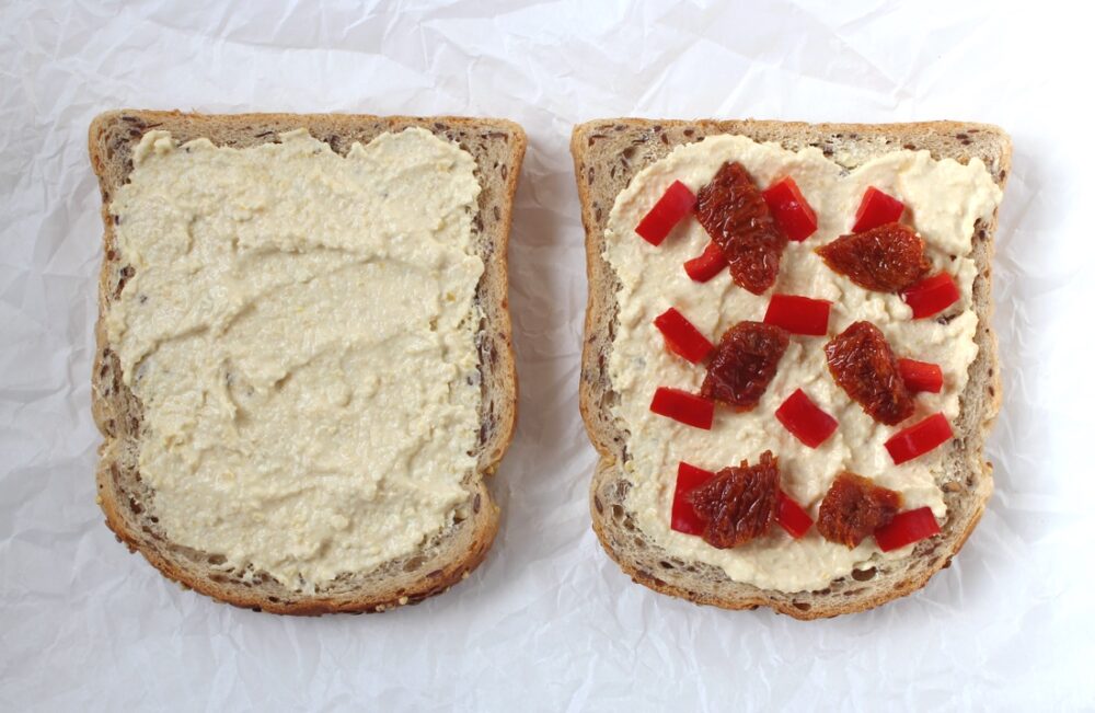 Mediterranean Vegan Sandwich