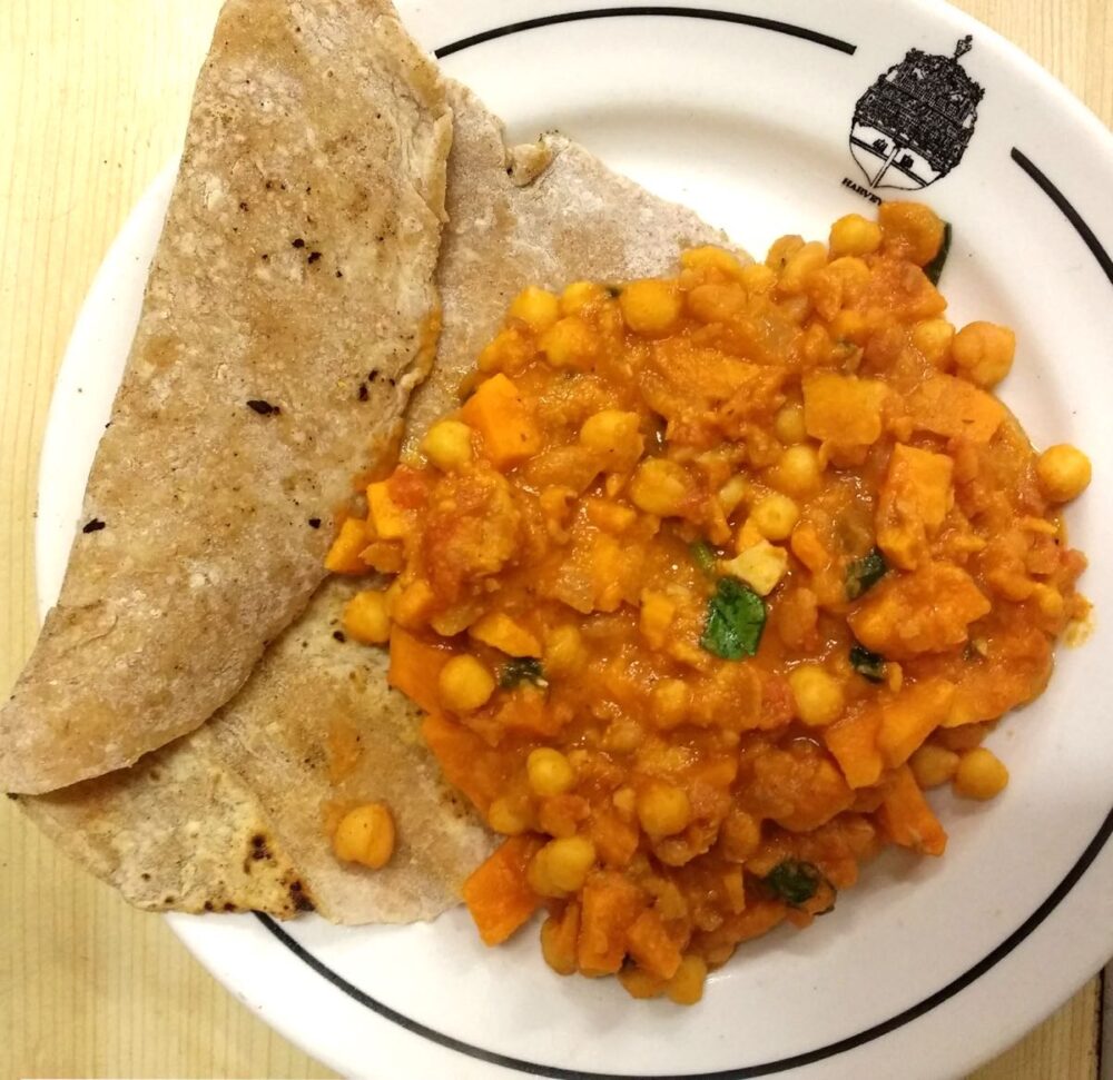 Chickpea and Sweet Potato Coconut Curry