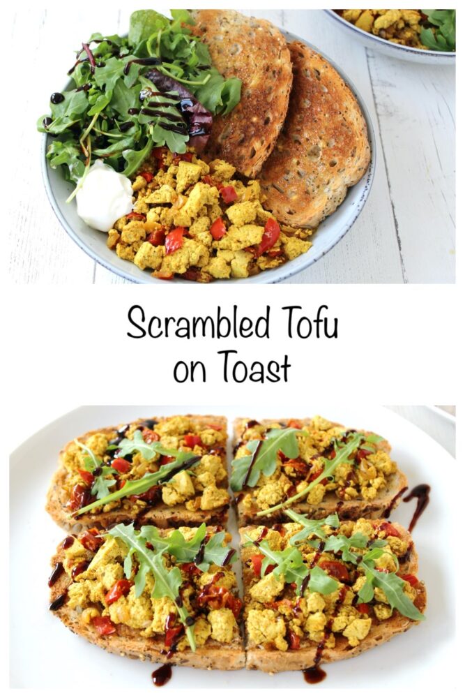 Scrambled Tofu on Toast