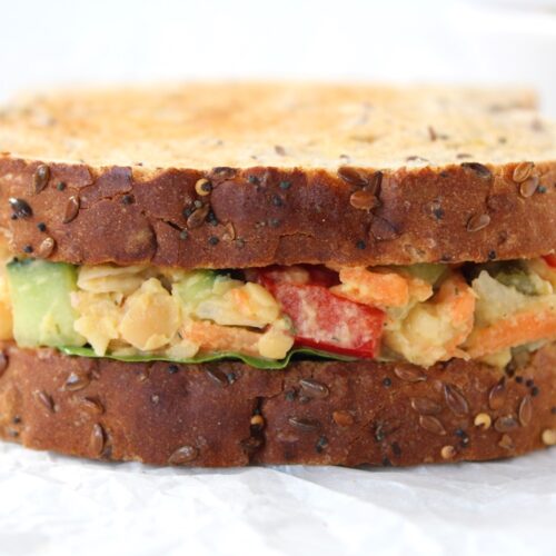 Chickpea Smash Sandwich Filling (Vegan | Dairy-Free)