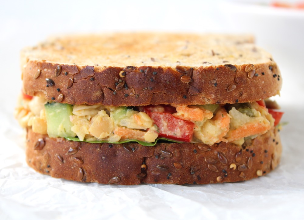 Chickpea Smash Sandwich Filling (Vegan | Dairy-Free)